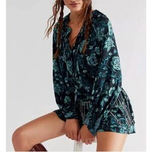 NWT Free People Dance Til Dawn Floral Romper
LARGE